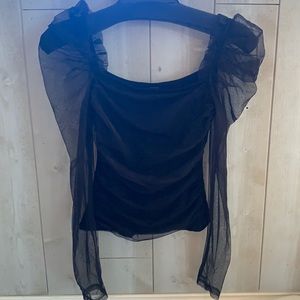 Black long sleeve SHEIN blouse